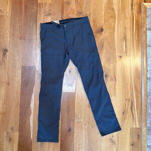 NWT prAna Stretch Zion Straight Pants 35x34 in Charcoal